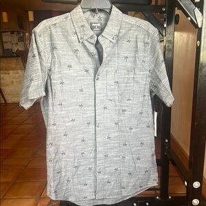 Hurley Gray Casual Button Down Shirt